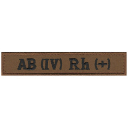 Група крові НГУ AB(IV) + 130*25 мм Койот