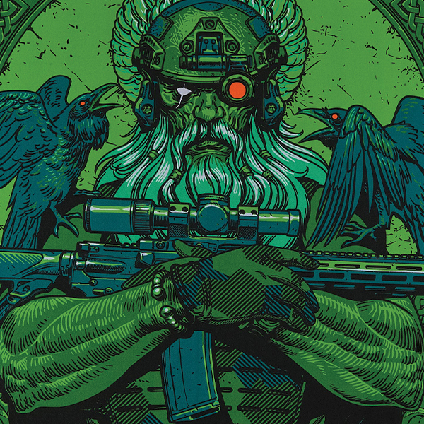 M-Tac банер Odin Night Vision 900x1300 Black. Фото 3