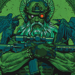 M-Tac банер Odin Night Vision 900x1300 Black. Фото 3