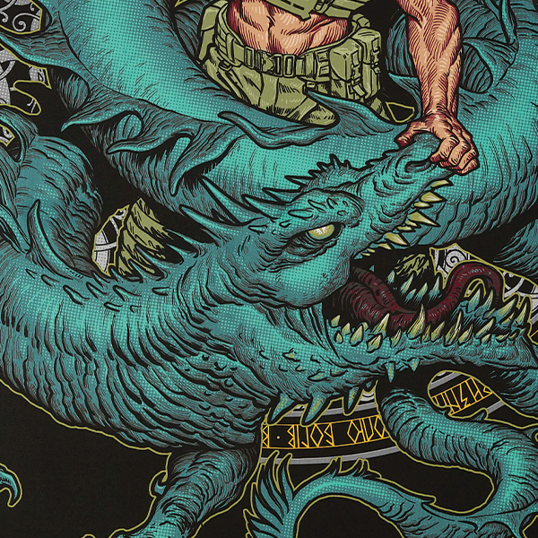 M-Tac банер Ragnarok 900x1300 Black. Фото 4