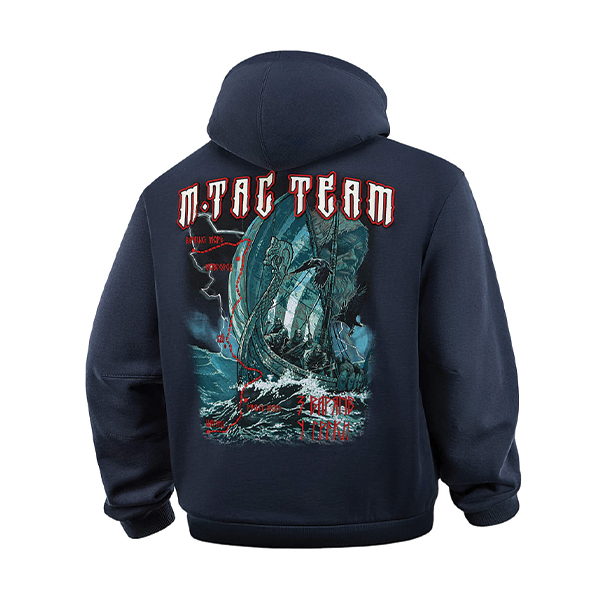 M-Tac кофта Hoodie The Way Cotton Hard Indigo Blue. Фото 5