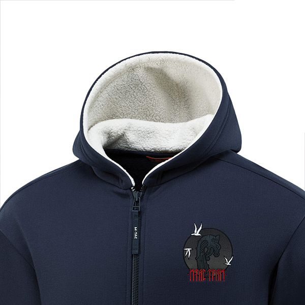 M-Tac кофта Hoodie The Way Cotton Hard Indigo Blue. Фото 6