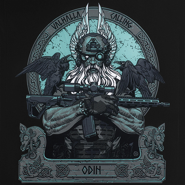 M-Tac банер Odin Mystery 900x1300 Black. Фото 2