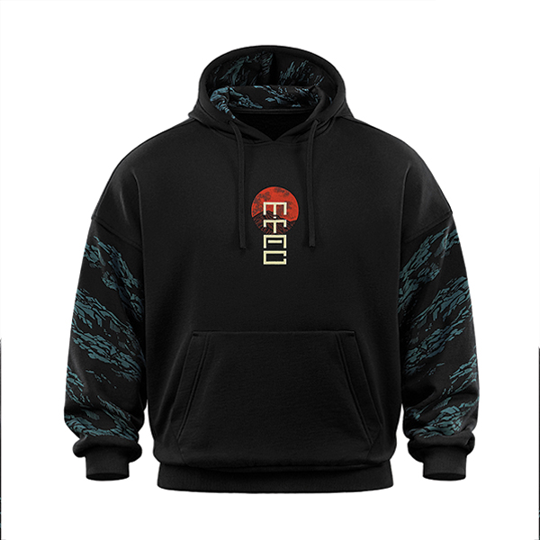 M-Tac кофта Hoodie Two samurai Oversize Cotton Hard Black. Фото 3