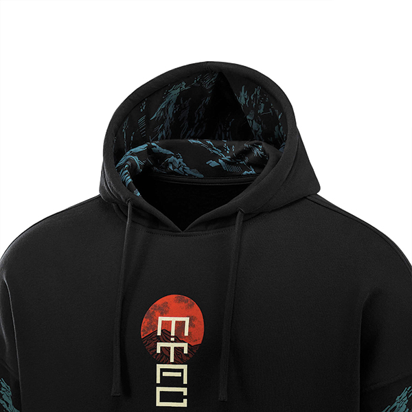 M-Tac кофта Hoodie Two samurai Oversize Cotton Hard Black. Фото 6