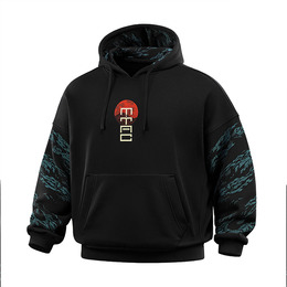 M-Tac кофта Hoodie Two samurai Oversize Cotton Hard Black