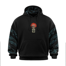 M-Tac кофта Hoodie Two samurai Oversize Cotton Hard Black. Фото 3