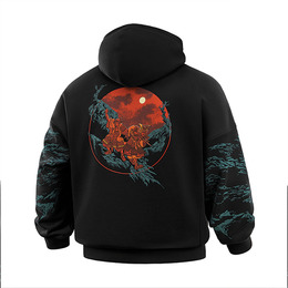 M-Tac кофта Hoodie Two samurai Oversize Cotton Hard Black. Фото 5