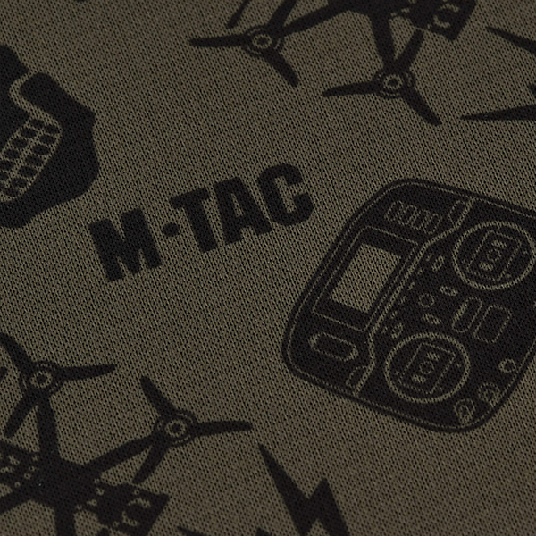 M-Tac шарф-труба мікрофліс Drone Pattern Dark Olive. Фото 6