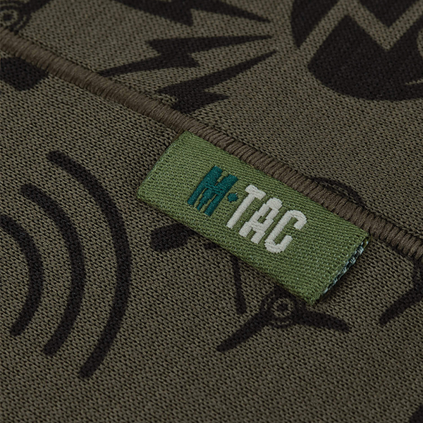 M-Tac шарф-труба мікрофліс Drone Pattern Dark Olive. Фото 8