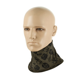 M-Tac шарф-труба мікрофліс Drone Pattern Dark Olive