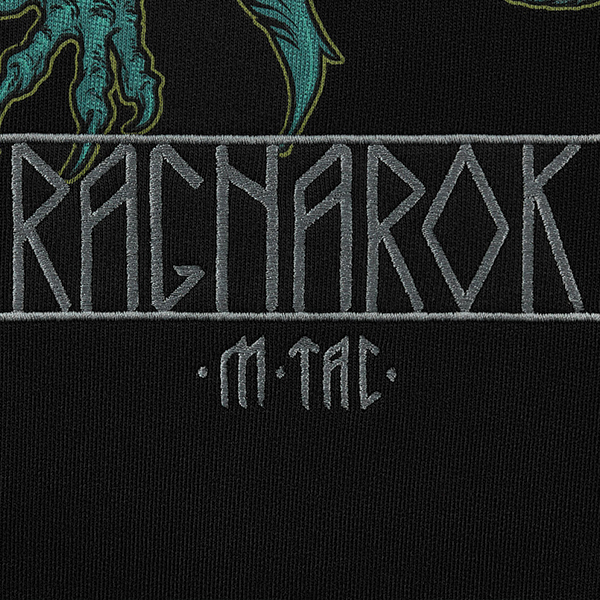 M-Tac кофта Hoodie Ragnarok Cotton Hard Black. Фото 13