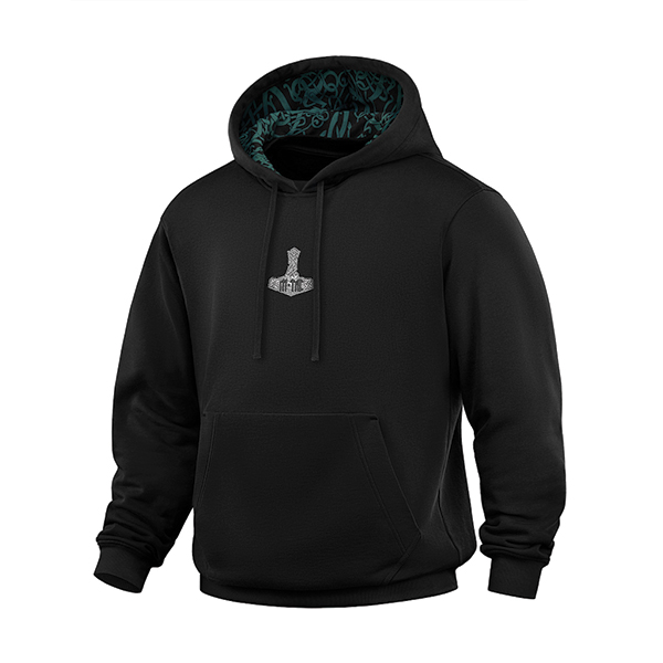 M-Tac кофта Hoodie Ragnarok Cotton Hard Black. Фото 2