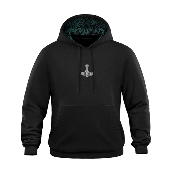 M-Tac кофта Hoodie Ragnarok Cotton Hard Black. Фото 3