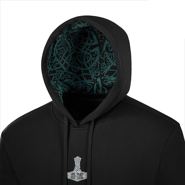 M-Tac кофта Hoodie Ragnarok Cotton Hard Black. Фото 7