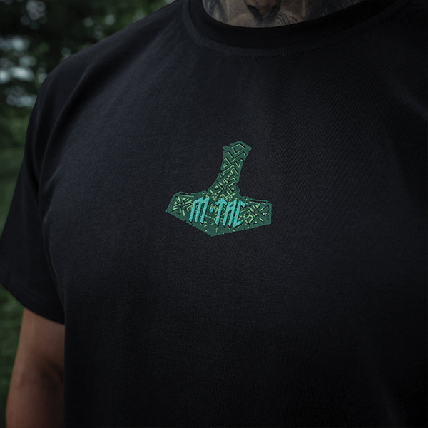 M-Tac футболка Ragnarok Night Vision Cotton Hard Black. Фото 25