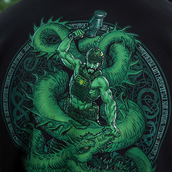M-Tac футболка Ragnarok Night Vision Cotton Hard Black. Фото 30