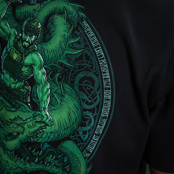 M-Tac футболка Ragnarok Night Vision Cotton Hard Black. Фото 31