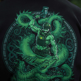 M-Tac футболка Ragnarok Night Vision Cotton Hard Black. Фото 29