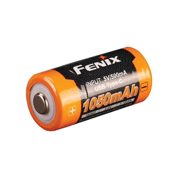 Акумулятор 16340 Fenix (1050 mAh) Type-C. Фото 2