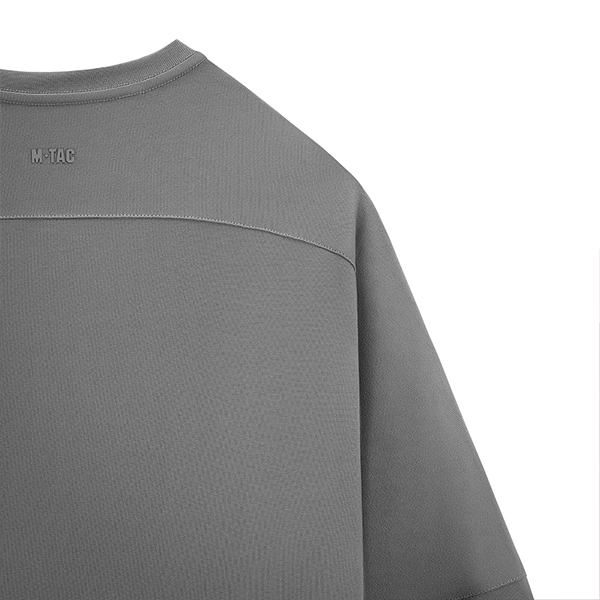 Phantom Project/M-Tac футболка Long Zipper combo Cotton Nylon Light Grey. Фото 4