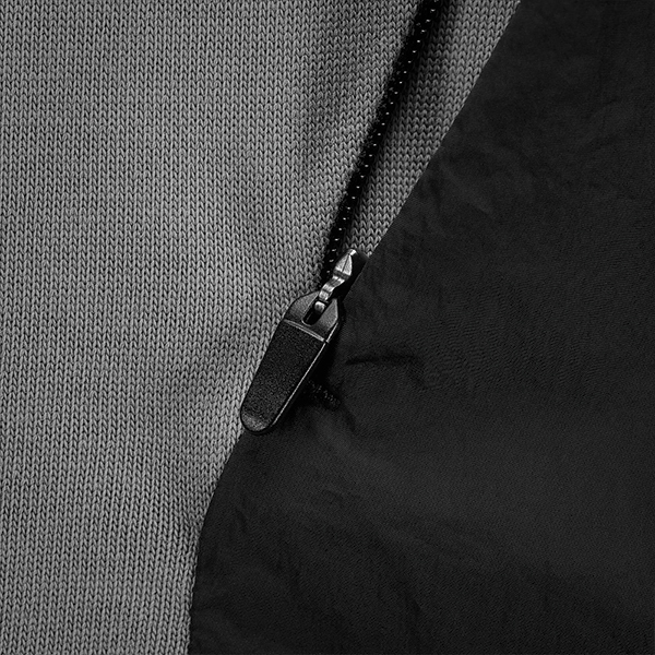 Phantom Project/M-Tac футболка Long Zipper combo Cotton Nylon Light Grey. Фото 9