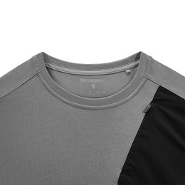 Phantom Project/M-Tac футболка Long Zipper combo Cotton Nylon Light Grey. Фото 5