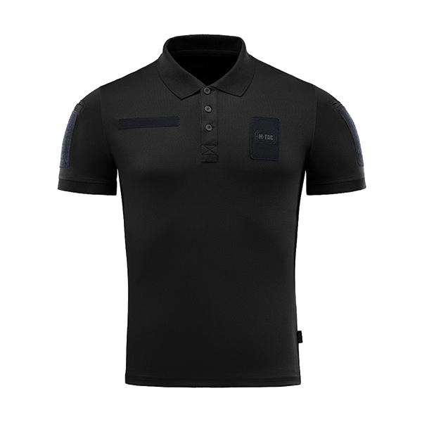 M-Tac поло Elite Tactical Coolmax Black/Dark Navy Blue. Фото 2