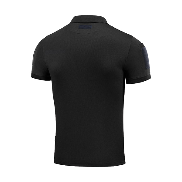 M-Tac поло Elite Tactical Coolmax Black/Dark Navy Blue. Фото 4
