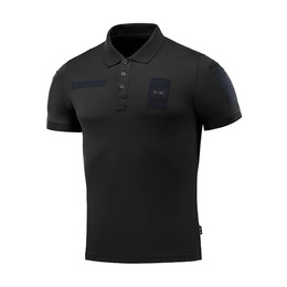 M-Tac поло Elite Tactical Coolmax Black/Dark Navy Blue