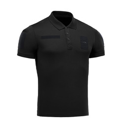 M-Tac поло Elite Tactical Coolmax Black/Dark Navy Blue. Фото 3