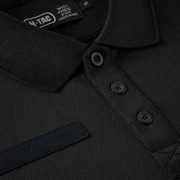 M-Tac поло Elite Tactical Coolmax Black/Dark Navy Blue. Фото 5