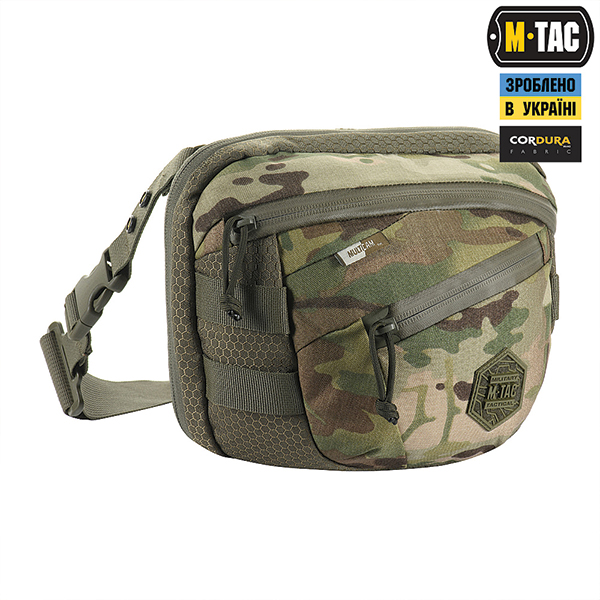 M-Tac сумка Sphaera Hex Hardsling Bag Gen.II Elite Multicam/Ranger Green. Фото 3