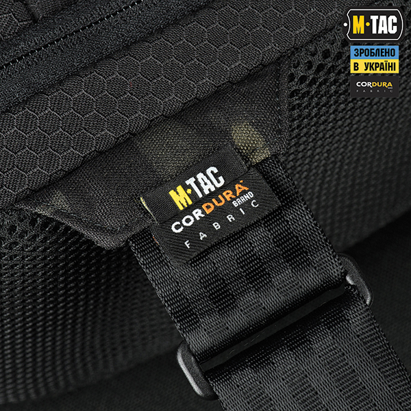 M-Tac сумка Sling Pistol Bag Elite Hex з липучкою Multicam Black/Black. Фото 12