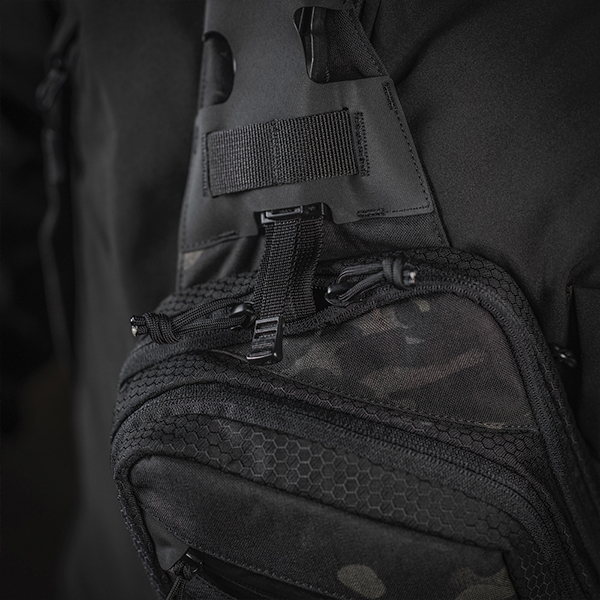M-Tac сумка Sling Pistol Bag Elite Hex з липучкою Multicam Black/Black. Фото 14