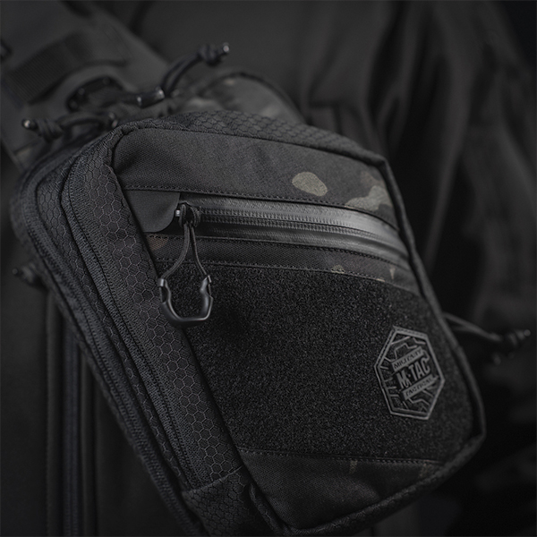 M-Tac сумка Sling Pistol Bag Elite Hex з липучкою Multicam Black/Black. Фото 16