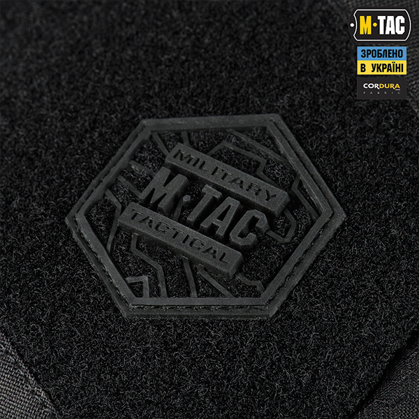 M-Tac сумка Sling Pistol Bag Elite Hex з липучкою Multicam Black/Black. Фото 4