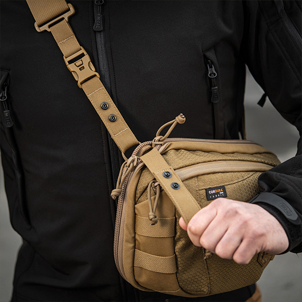 M-Tac сумка Sphaera Hex Hardsling Bag Large Elite Coyote. Фото 7