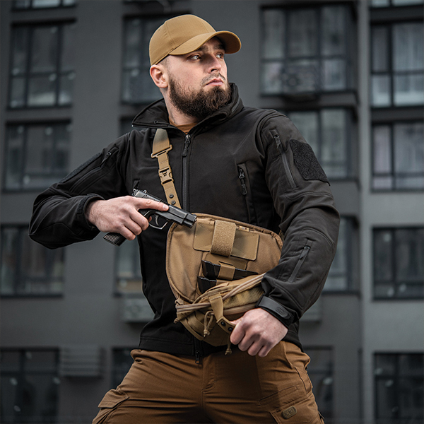 M-Tac сумка Sphaera Hex Hardsling Bag Large Elite Coyote. Фото 9