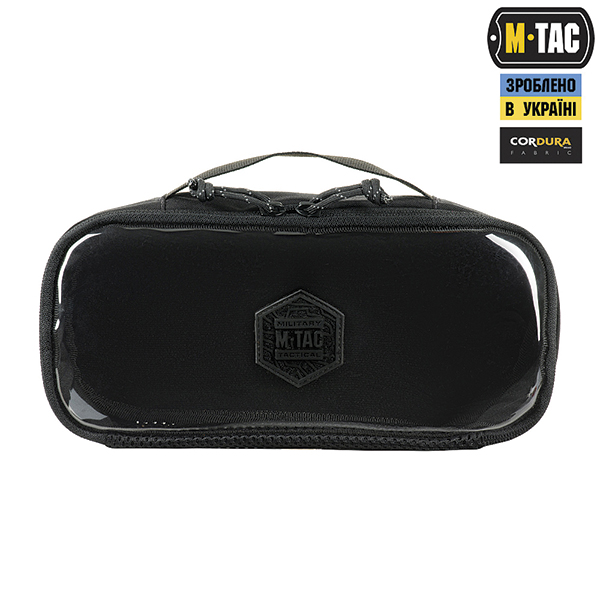 M-Tac органайзер утилітарний прозорий Elite Medium Gen.II Black. Фото 2