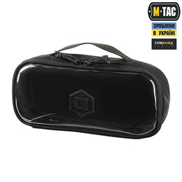 M-Tac органайзер утилітарний прозорий Elite Medium Gen.II Black