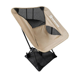Крісло кемпінгове BaseCamp Compact M, 59х50х64см, Khaki/Black
