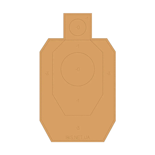 Мішень ІБІС IDPA картон  
