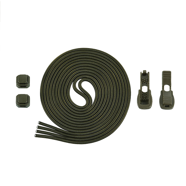 M-Tac шнурки Elastic Shoelaces OD Green 120 см