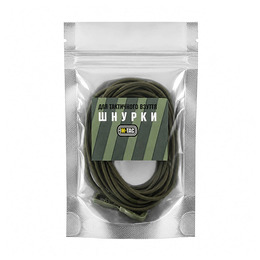 M-Tac шнурки Elastic Shoelaces OD Green 120 см. Фото 5