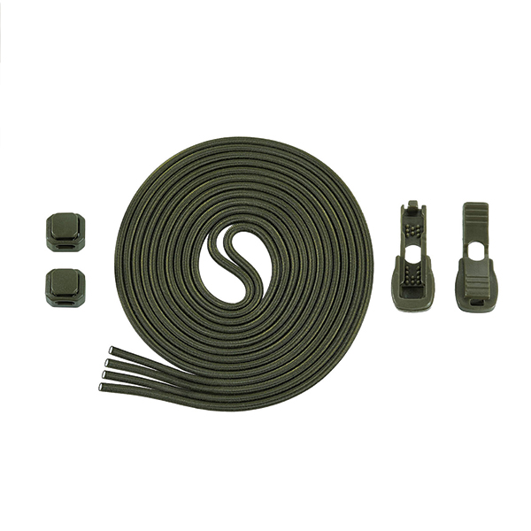M-Tac шнурки Elastic Shoelaces Ranger Green 120 см