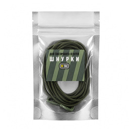 M-Tac шнурки Elastic Shoelaces Ranger Green 120 см. Фото 5