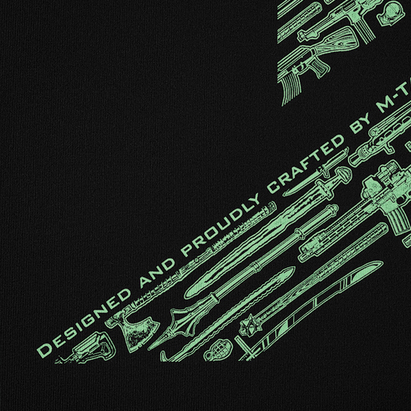 M-Tac футболка WAR Cotton Hard Black/Mint. Фото 5