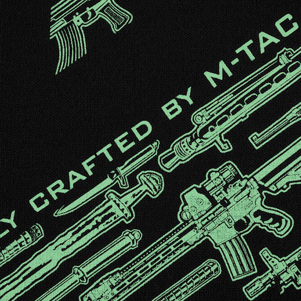 M-Tac футболка WAR Cotton Hard Black/Mint. Фото 6