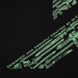 M-Tac футболка WAR Cotton Hard Black/Mint. Фото 5